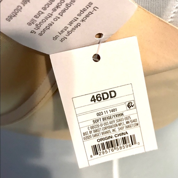 NWT Lightly Lined Full Coverage Bra 46DD - Picture 8 of 9